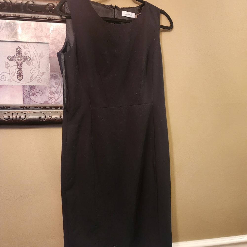 Calvin Klein Classic Black Midi Dress